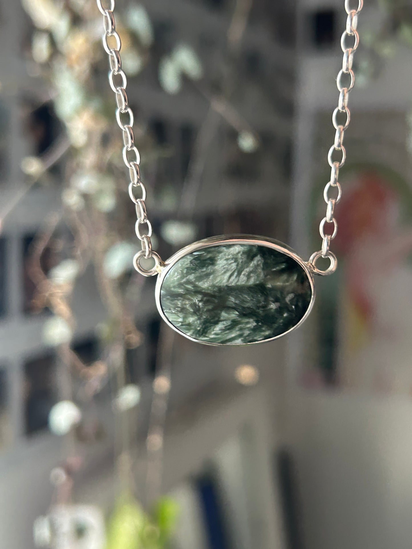 Seraphinite necklace