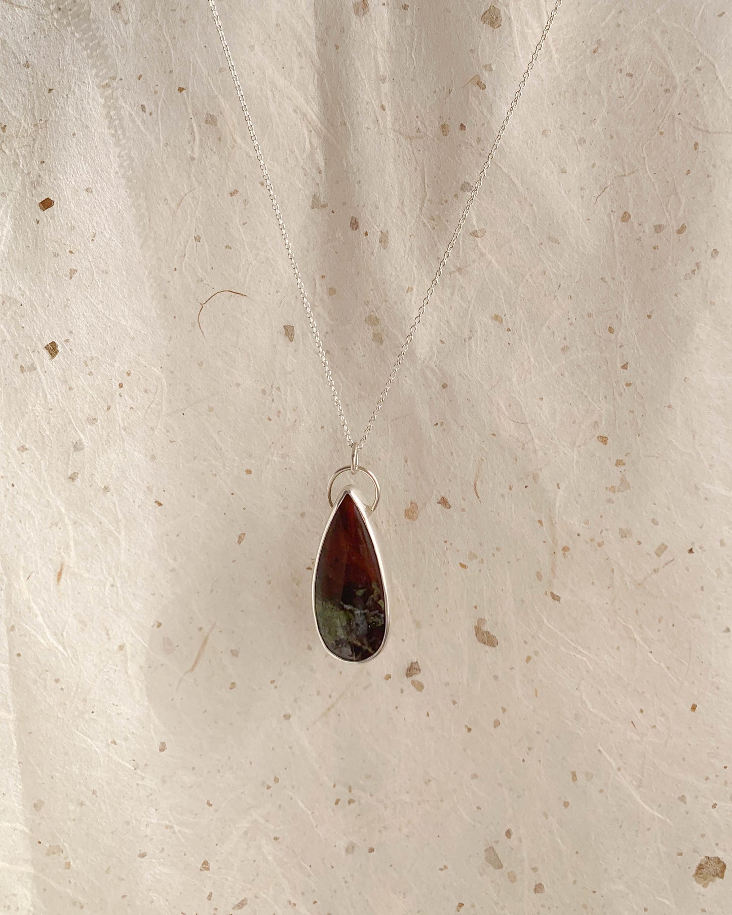 Dragon jasper necklace pendant