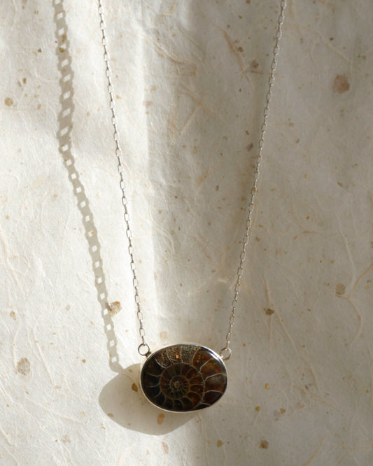 Ammonite necklace