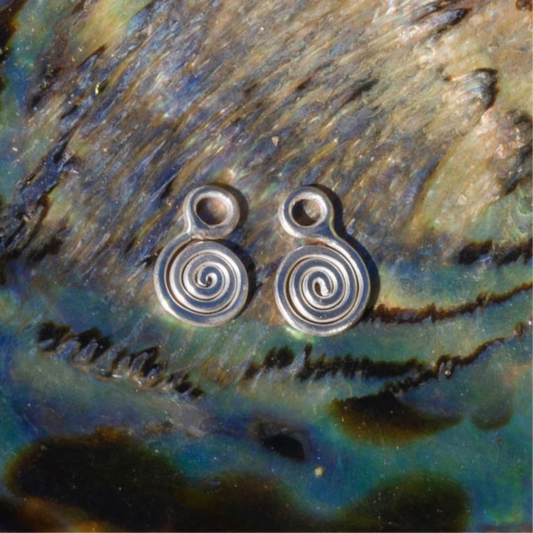 Mini swirl dangles
