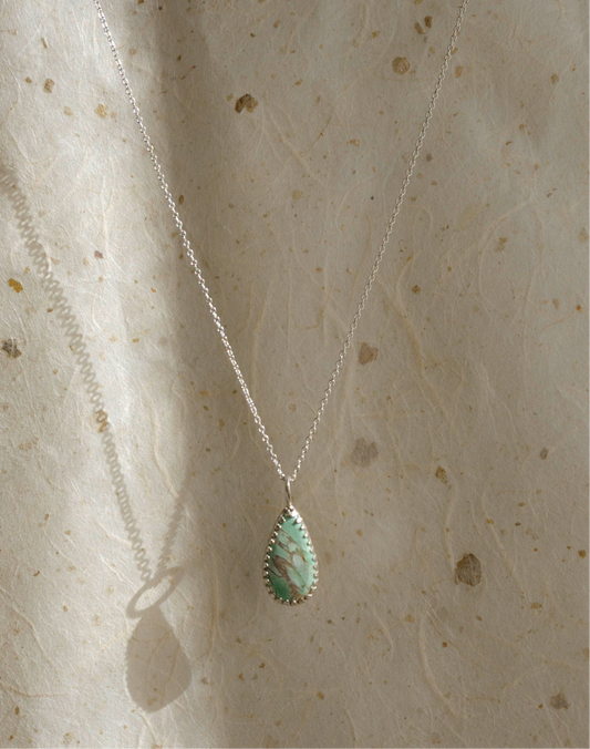 Variscite necklace pendant