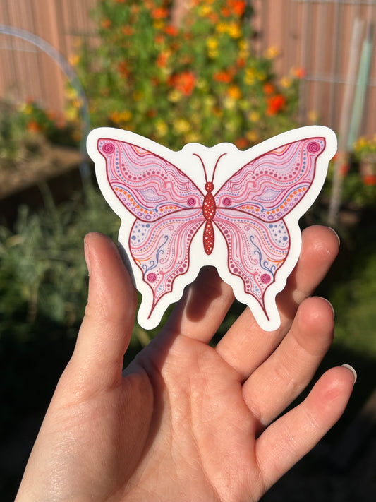 Butterfly sticker