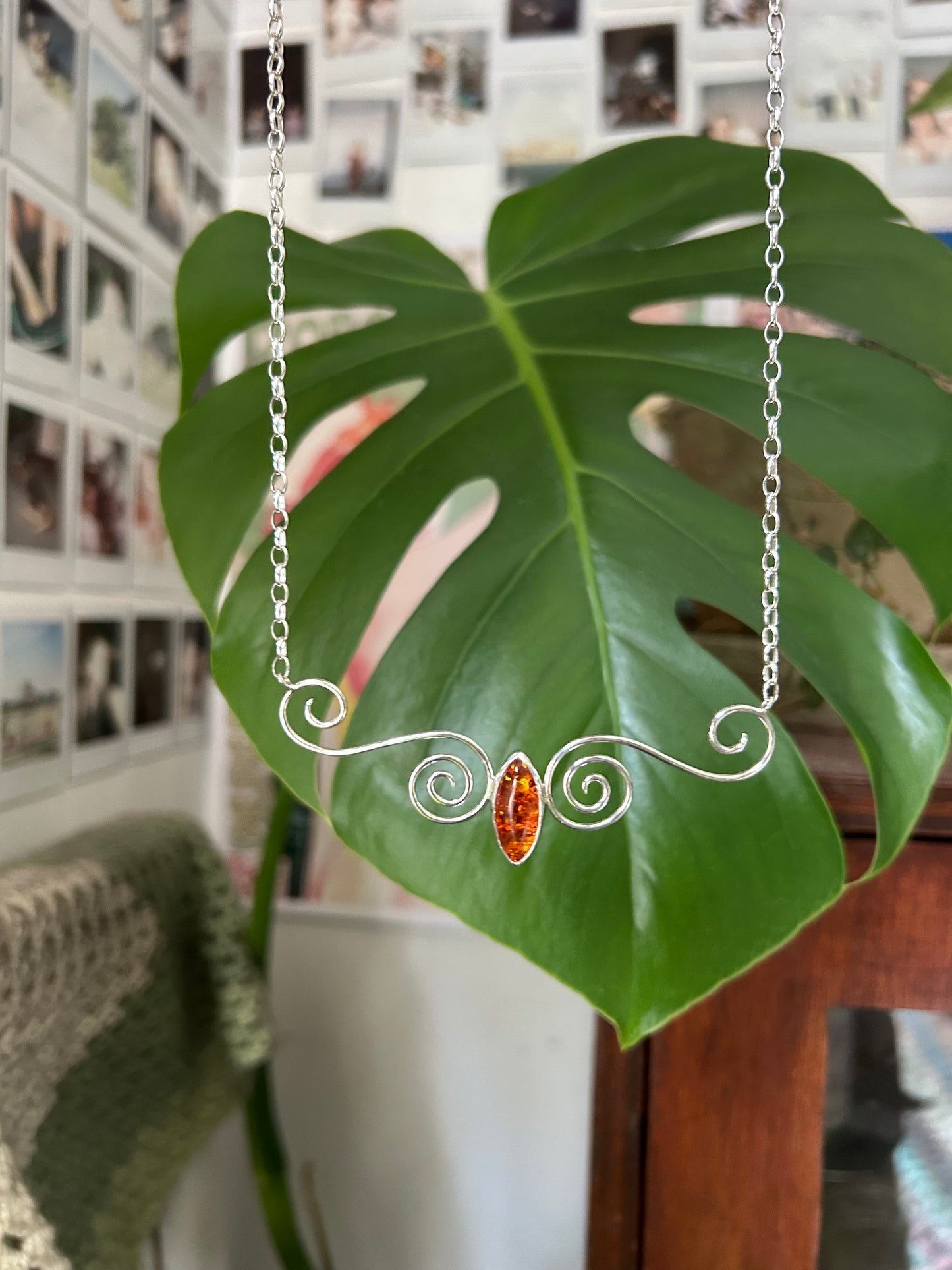 amber pippin necklace