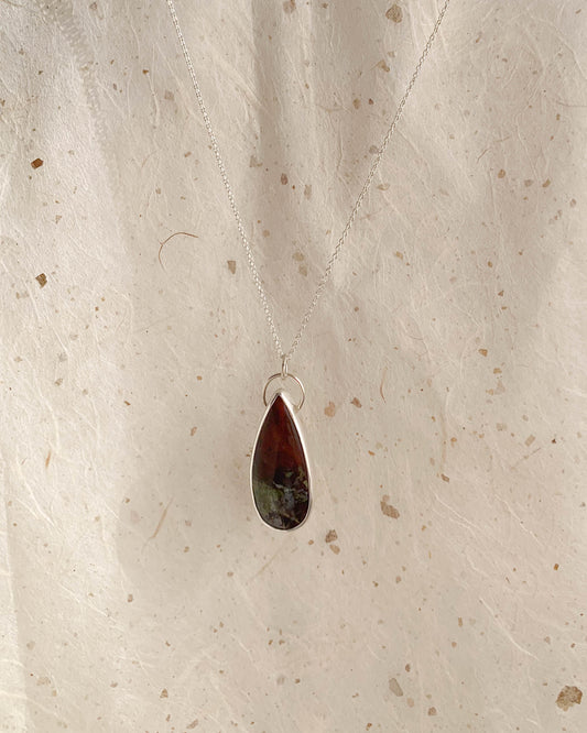 Dragon jasper necklace pendant