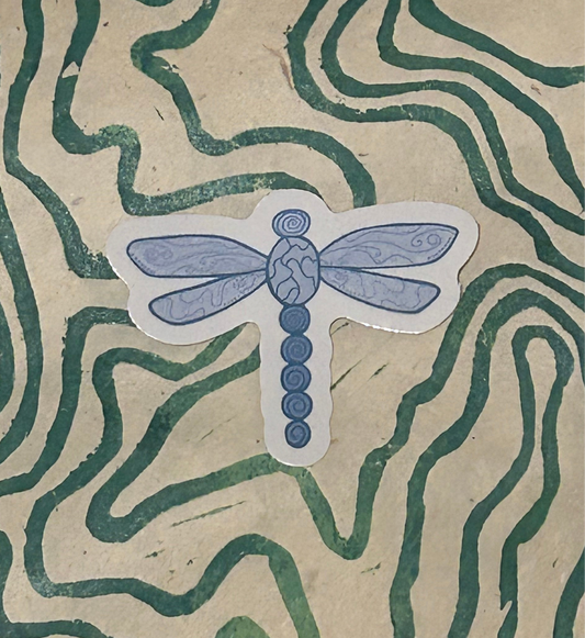 Dragonfly sticker