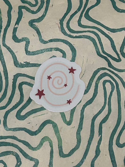 Swirly sticker