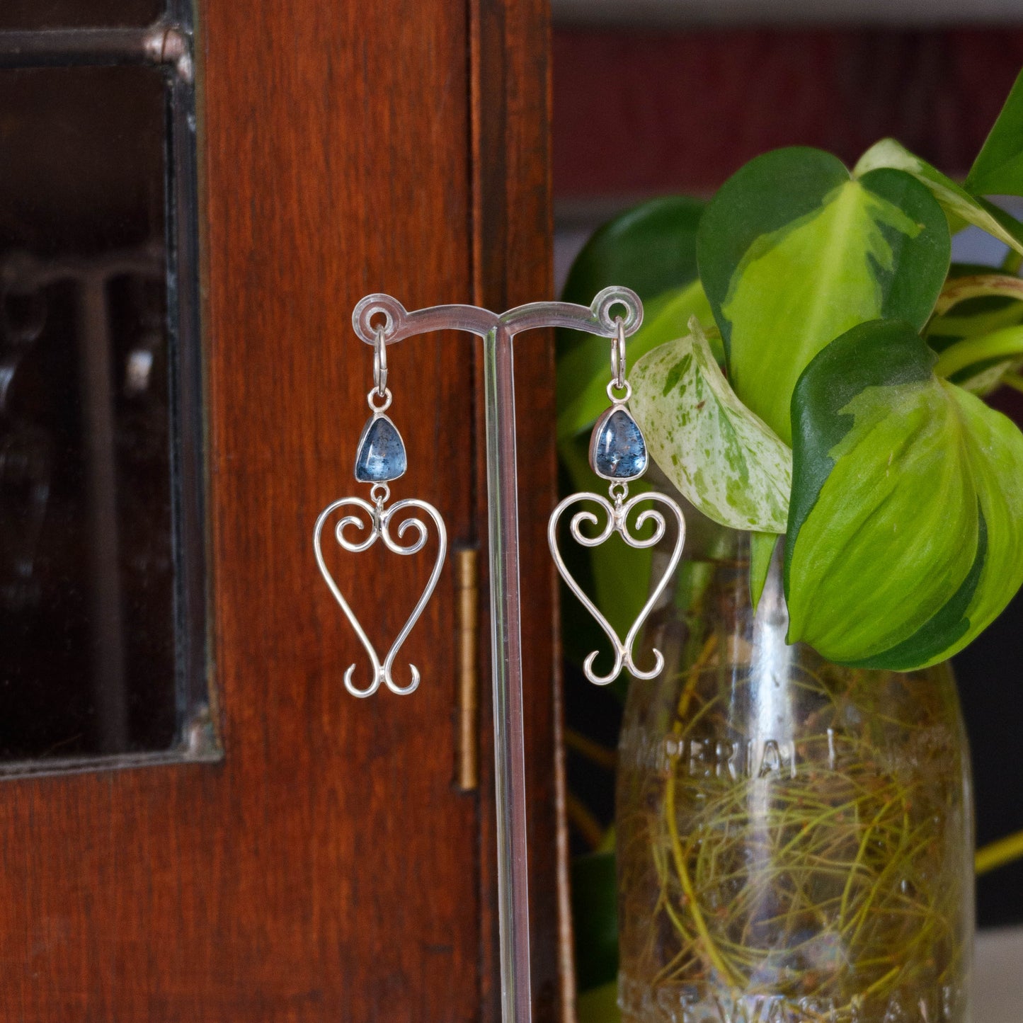 Blue kyanite Sierra dangles