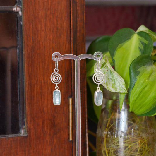 Blue kyanite Isla dangles