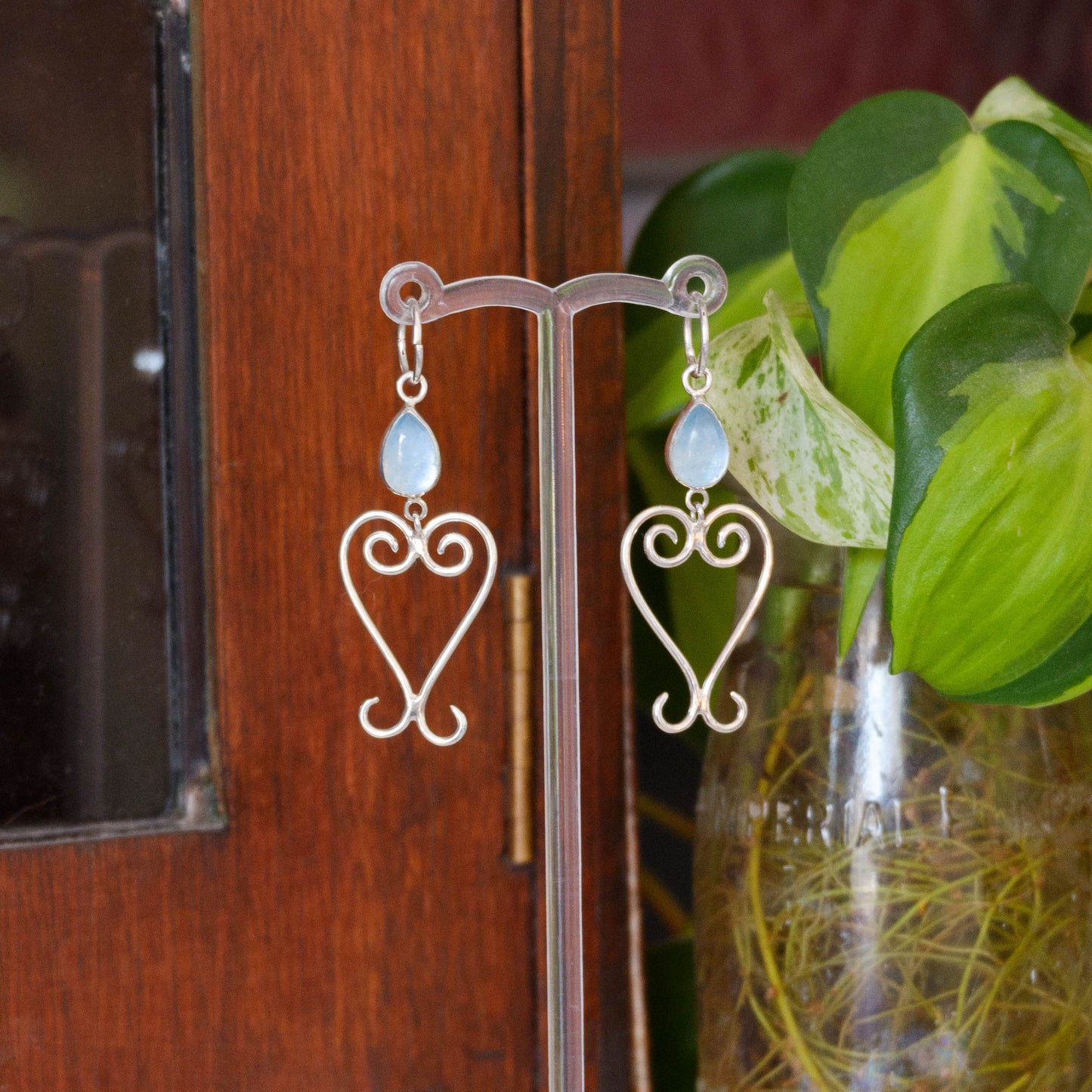 Blue topaz Sierra dangles
