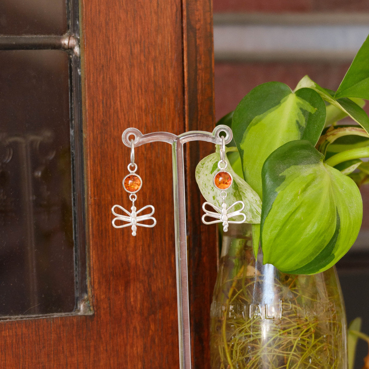 Amber Sonia dangles