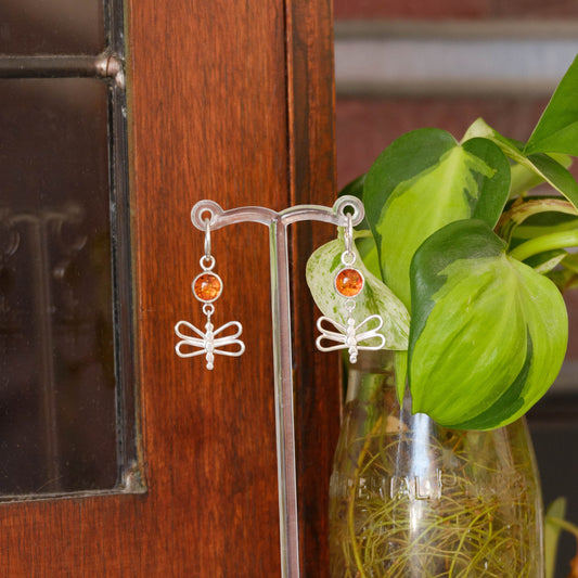Amber Sonia dangles