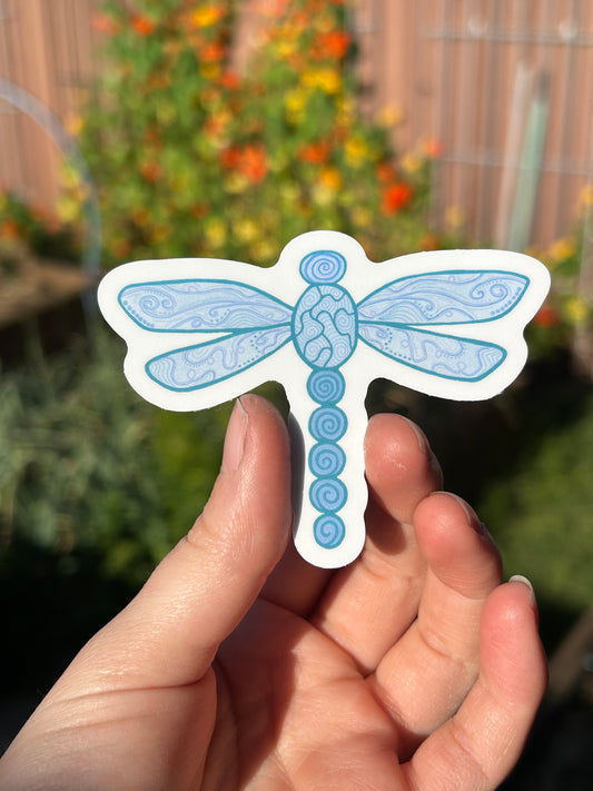 Dragonfly sticker