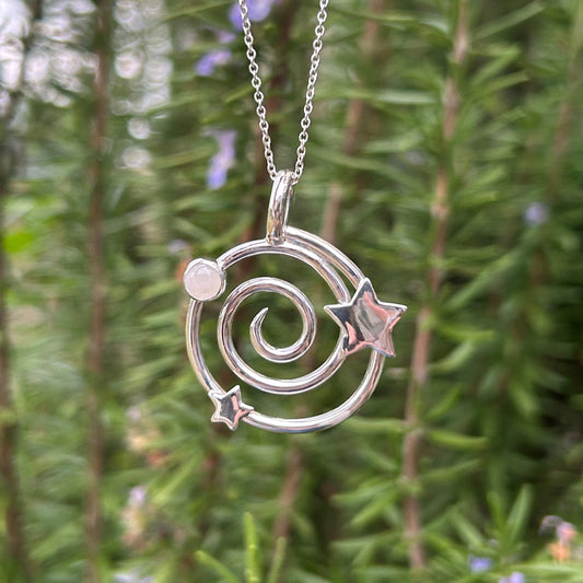 Moonstone ether pendant